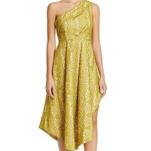 Delirium Jacquard One Shoulder Cocktail Dress